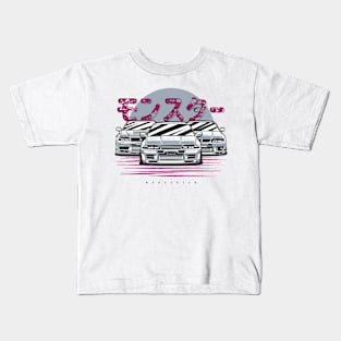 Skiline GTR generations Kids T-Shirt